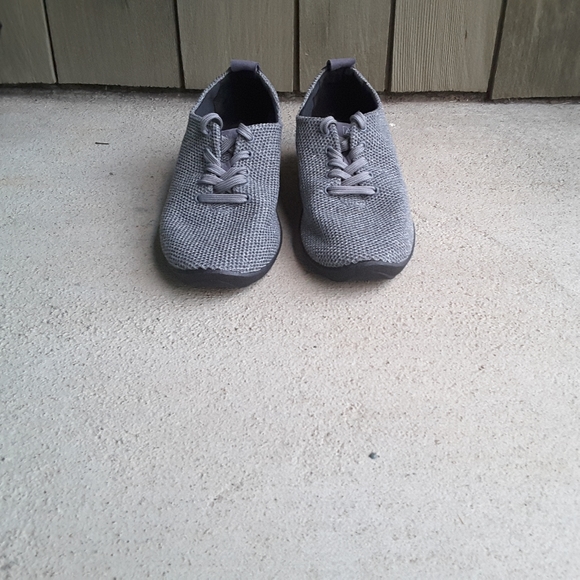 Grey ARCOPEDICO Lightweight Knit Vegan Friendly Lace Up - Picture 3 of 5